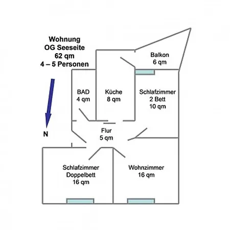 Strand-villa, Neuwerk * Cuxhaven